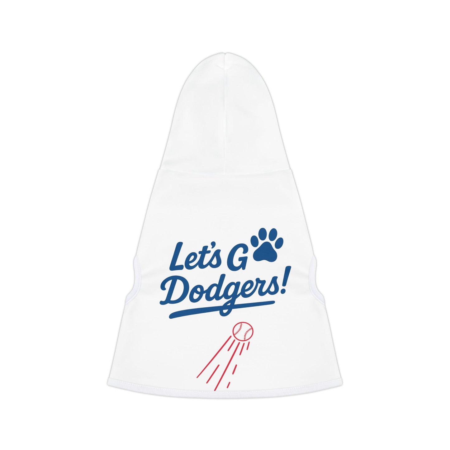 Let's Go Dodgers! Pet Hoodie - Your Furry Friend's Game Day Outfit! Go Dodgers