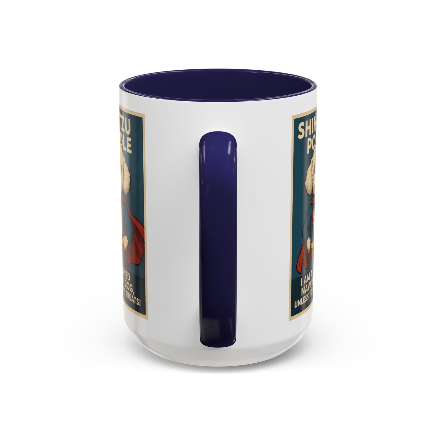 Shih-Tzu Poodle "Super Hero" Coffee Mug - Fun 15oz Accent Mug for Dog Lovers