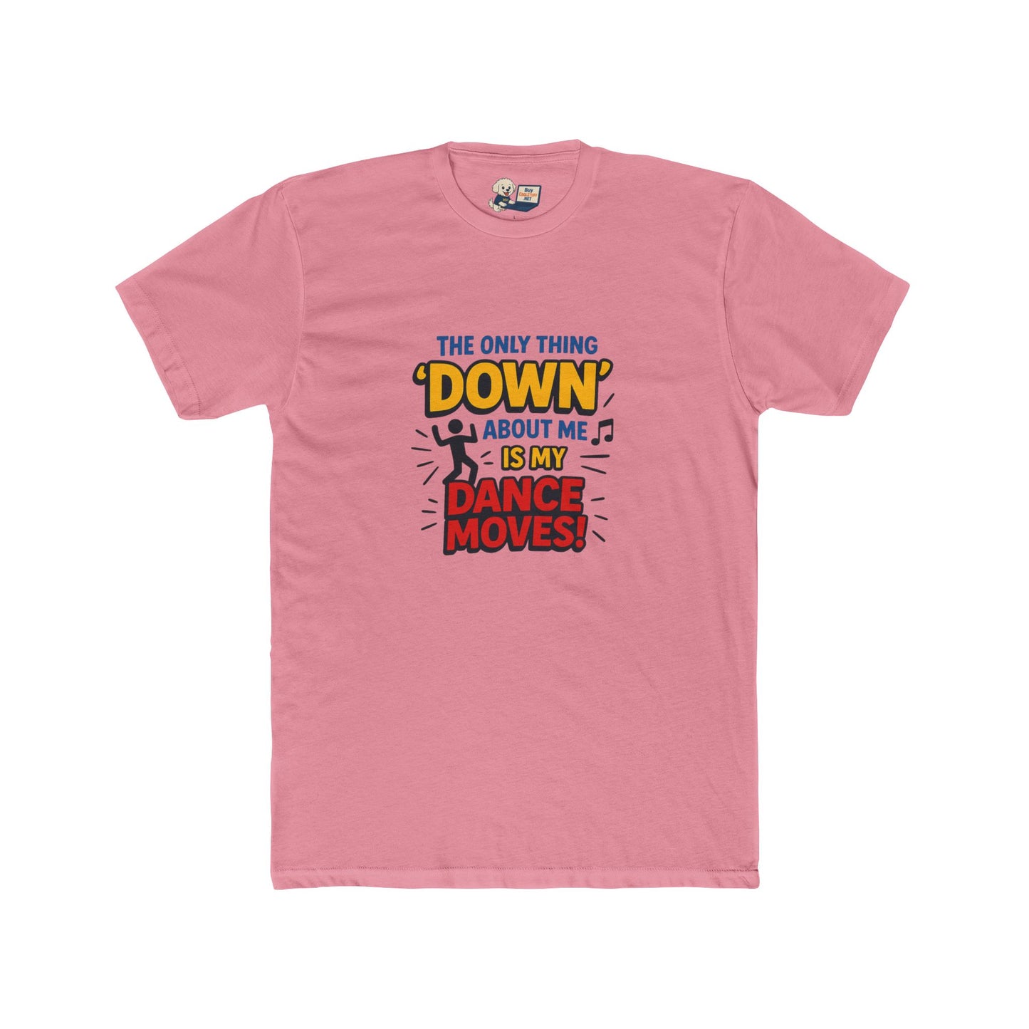 Down Syndrome Awareness "Down to Dance" Unisex Cotton Crew Tee - Dance Design