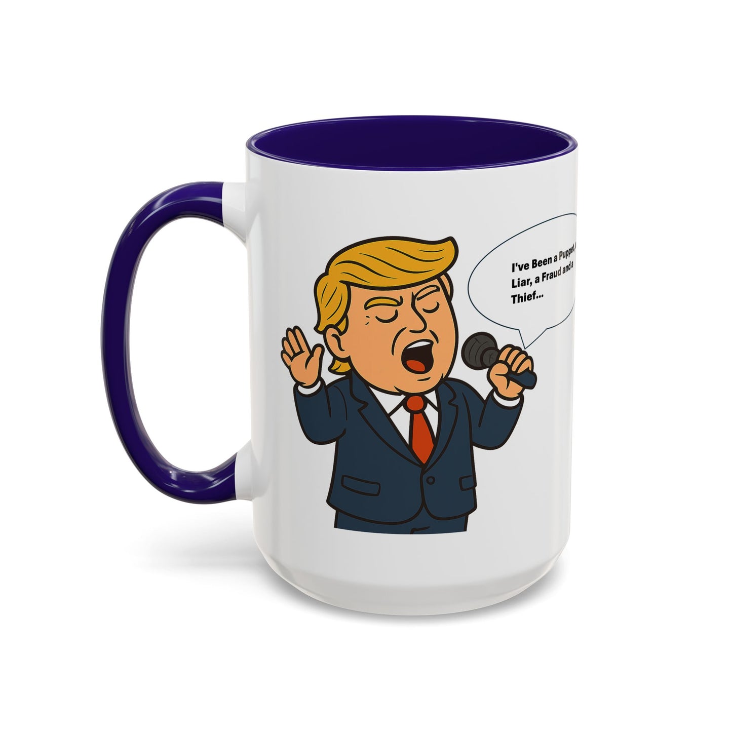 Trump Lies Colorful Humorous Coffee Mug