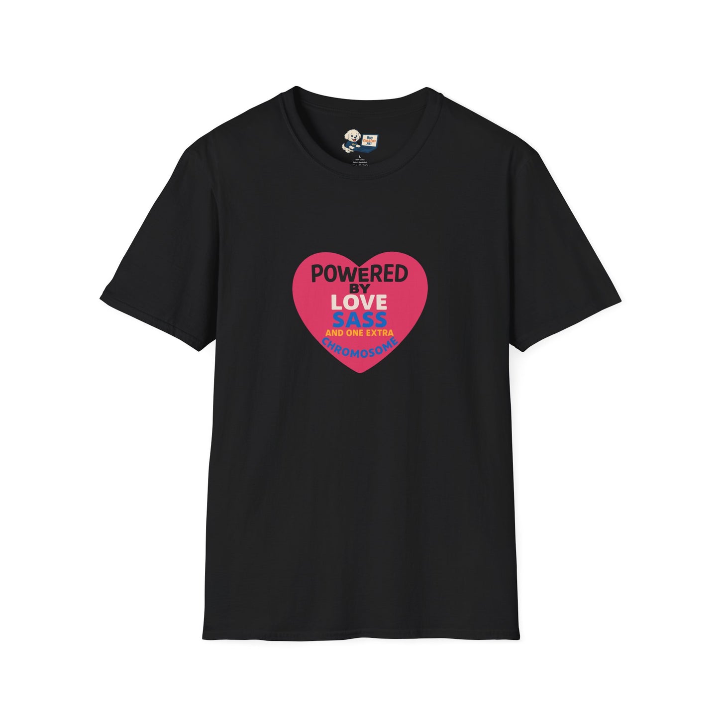 Down Syndrome Awareness - Powered by Love Unisex T-Shirt - Fun and Stylish Casual Wear