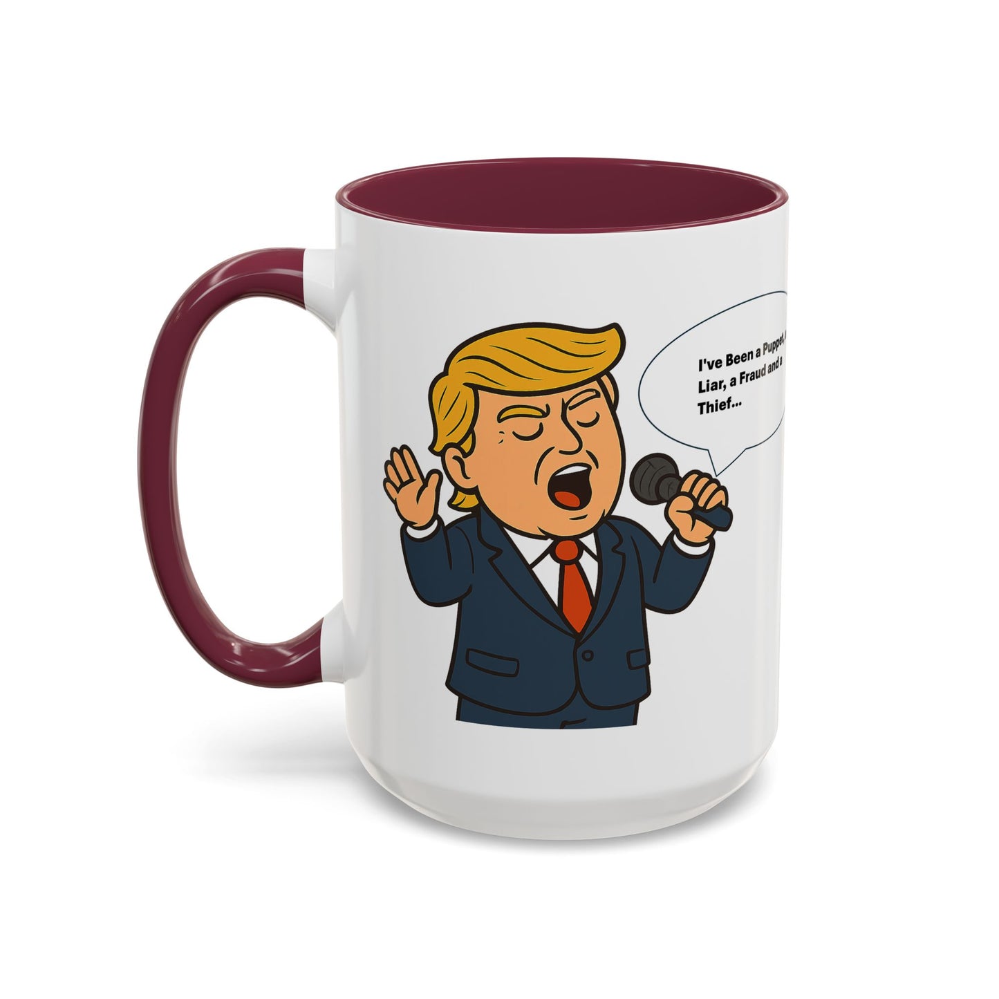 Trump Lies Colorful Humorous Coffee Mug