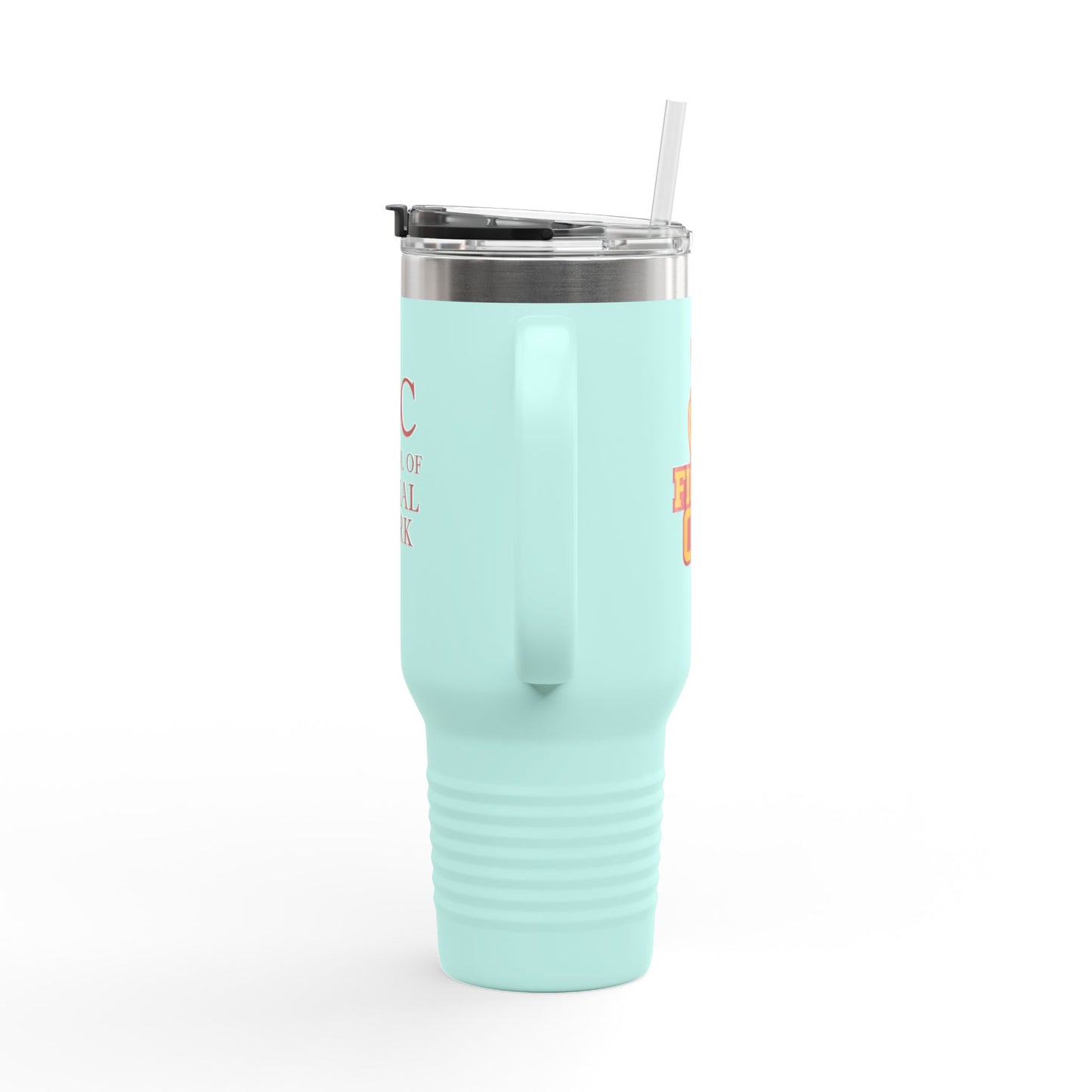 USC School of Social Work Insulated Travel Mug - 40oz Coffee Cup for Professionals & Students