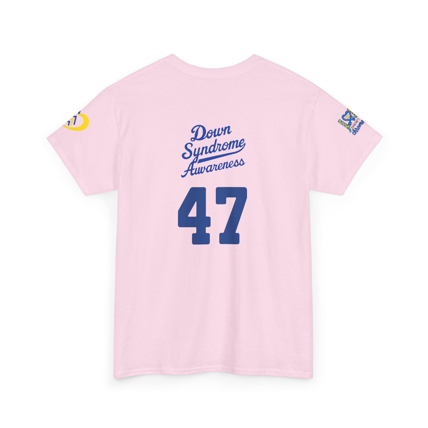 Down Syndrome Awareness - Dodgers Tee -Unisex Heavy Cotton Tee - Men & Women
