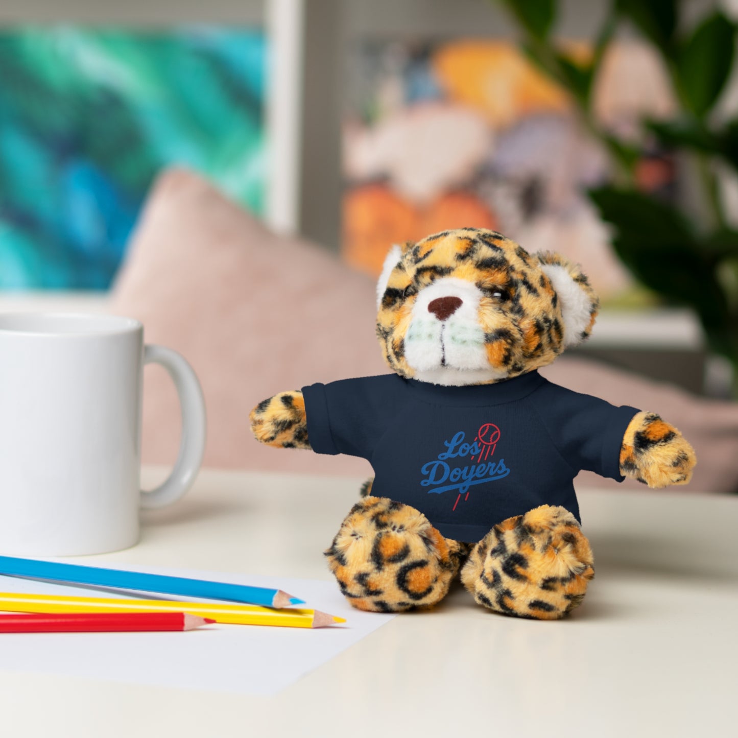 Los Doyers Plush Toy with Tee - Perfect Gift for Sports Fans & Kids