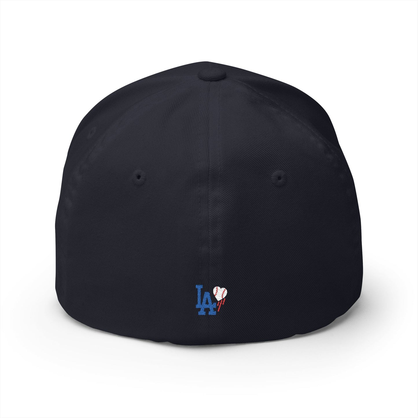 Dodgers American Flag with "LA" logo stars- Embroidered Baseball Cap - Original Design