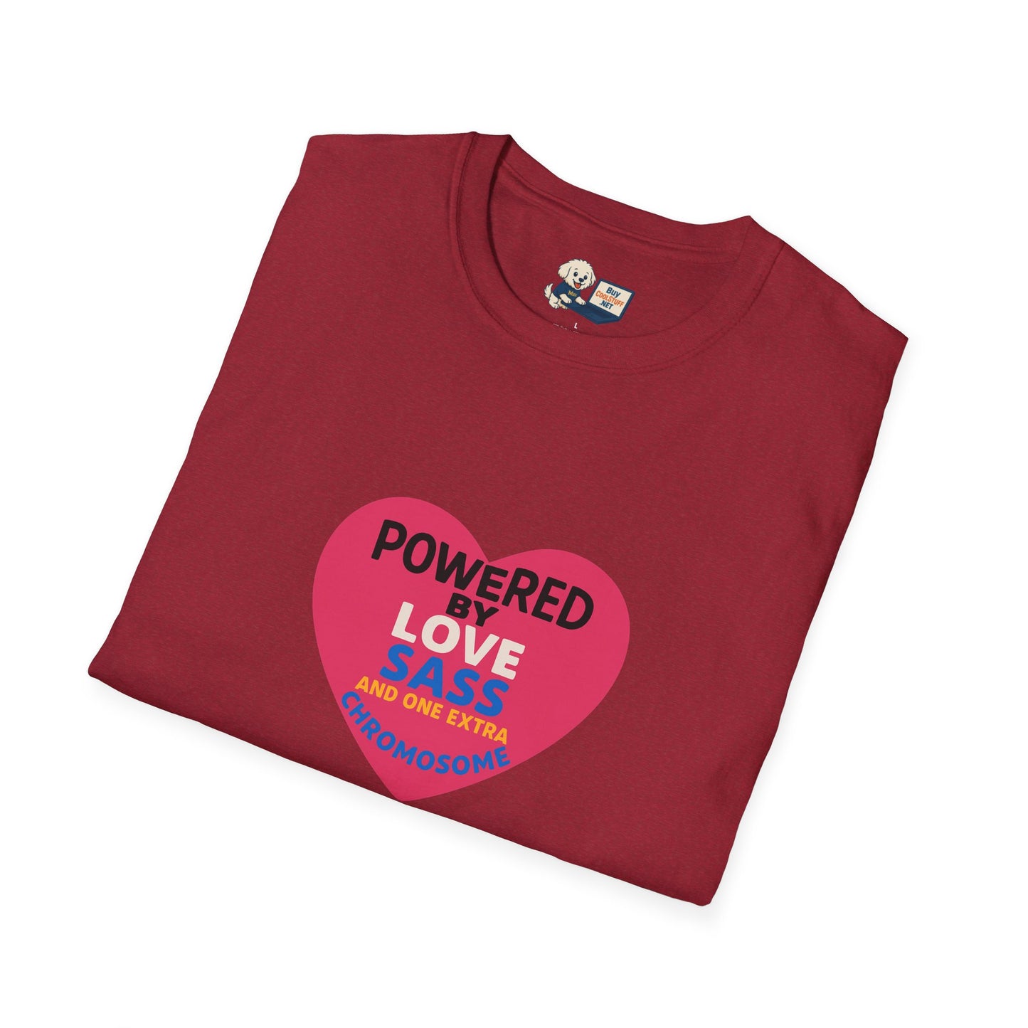 Down Syndrome Awareness - Powered by Love Unisex T-Shirt - Fun and Stylish Casual Wear