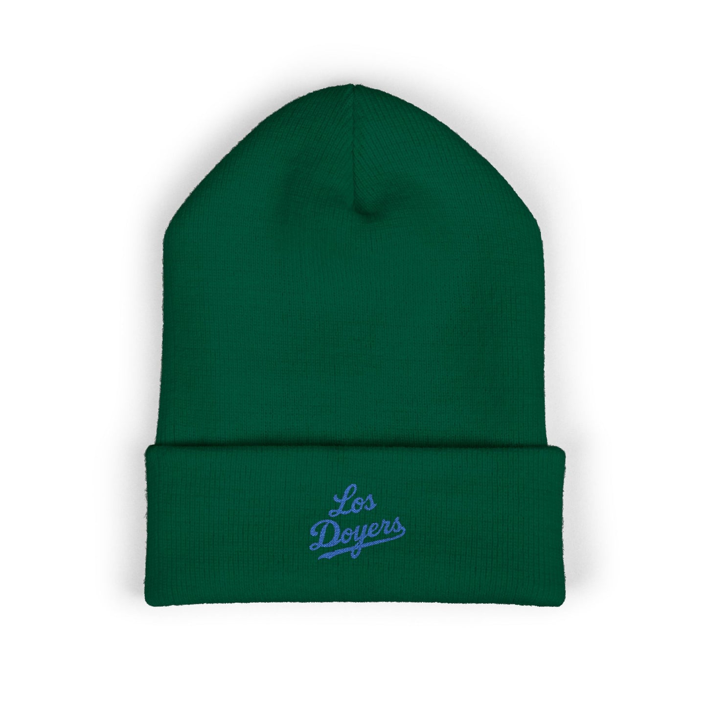 Classic Cuffed Beanie with Los Doyers Embroidery - Cozy Winter Accessory for Fans