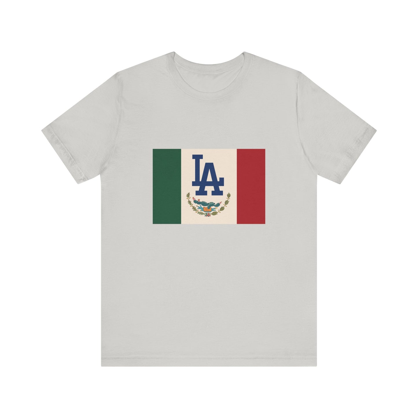 Mexican Pride LA Dodgers Flag Tee - Unisex Jersey Short Sleeve T-Shirt