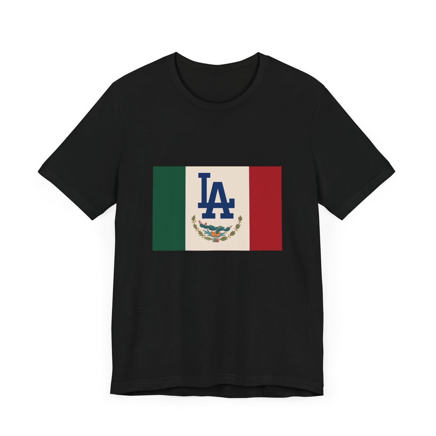 Mexican Pride LA Dodgers Flag Tee - Unisex Jersey Short Sleeve T-Shirt