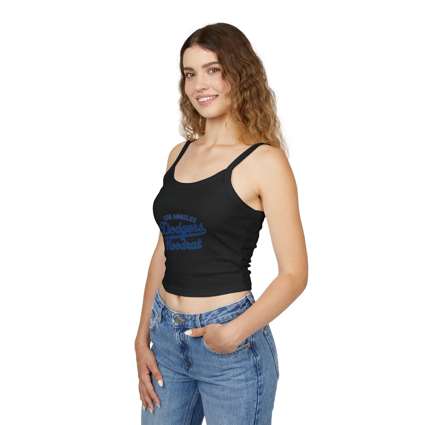 Dodgers Hoodrat Women's Spaghetti Strap Tank Top