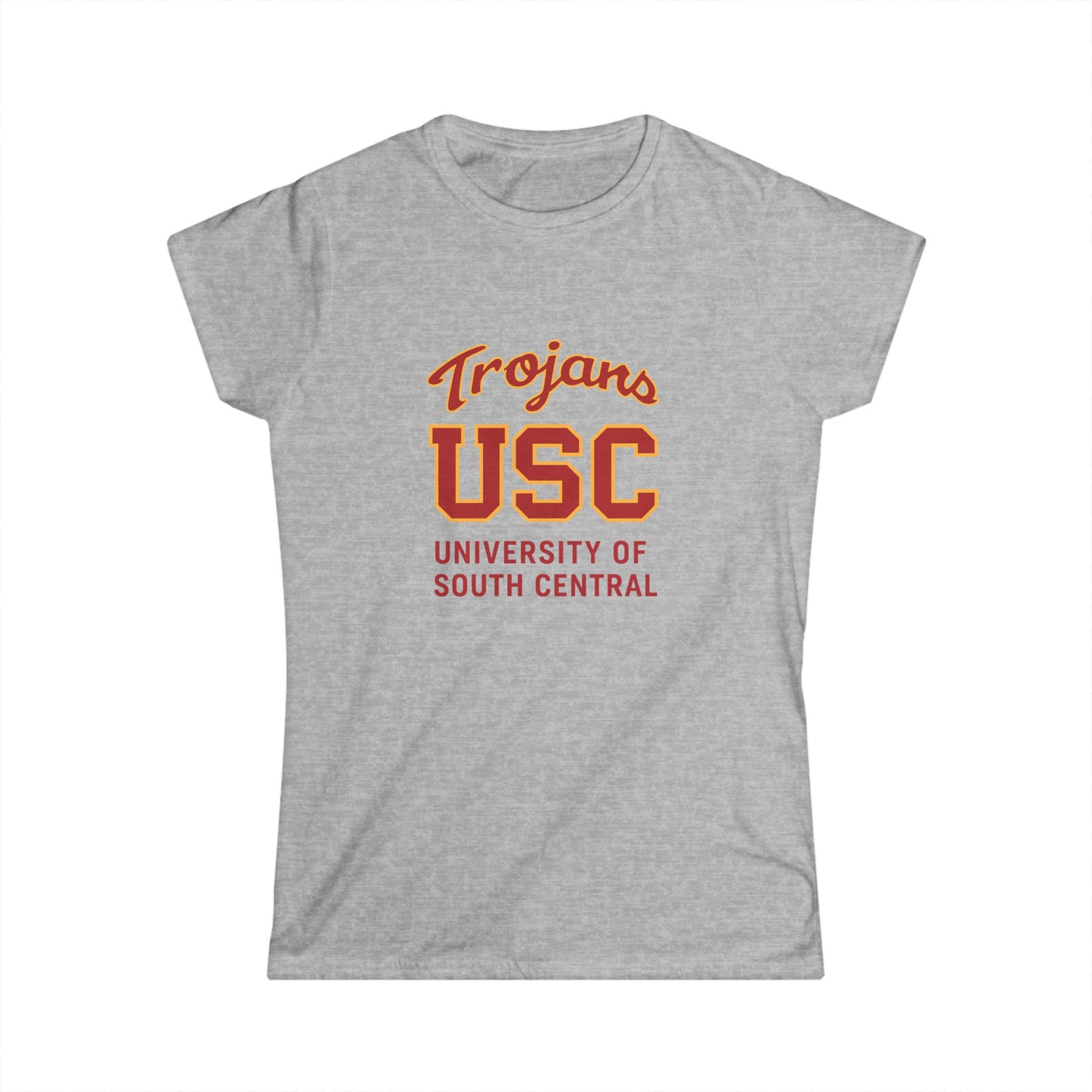 University of South Central USC Women's Softstyle Tee - Comfortable College Spirit Wear