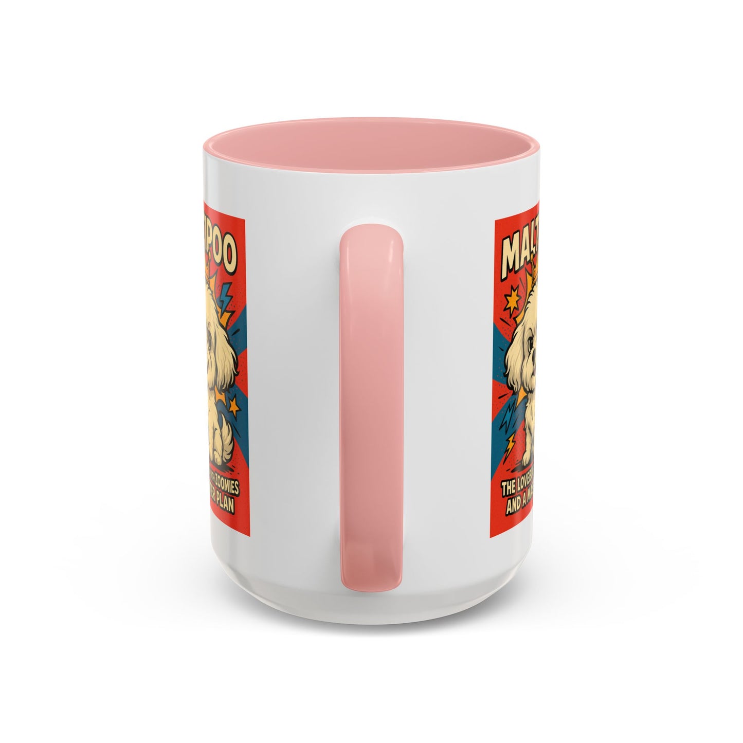 Maltipoo Lovebug Coffee Mug - Fun 15oz Accent Mug for Dog Lovers