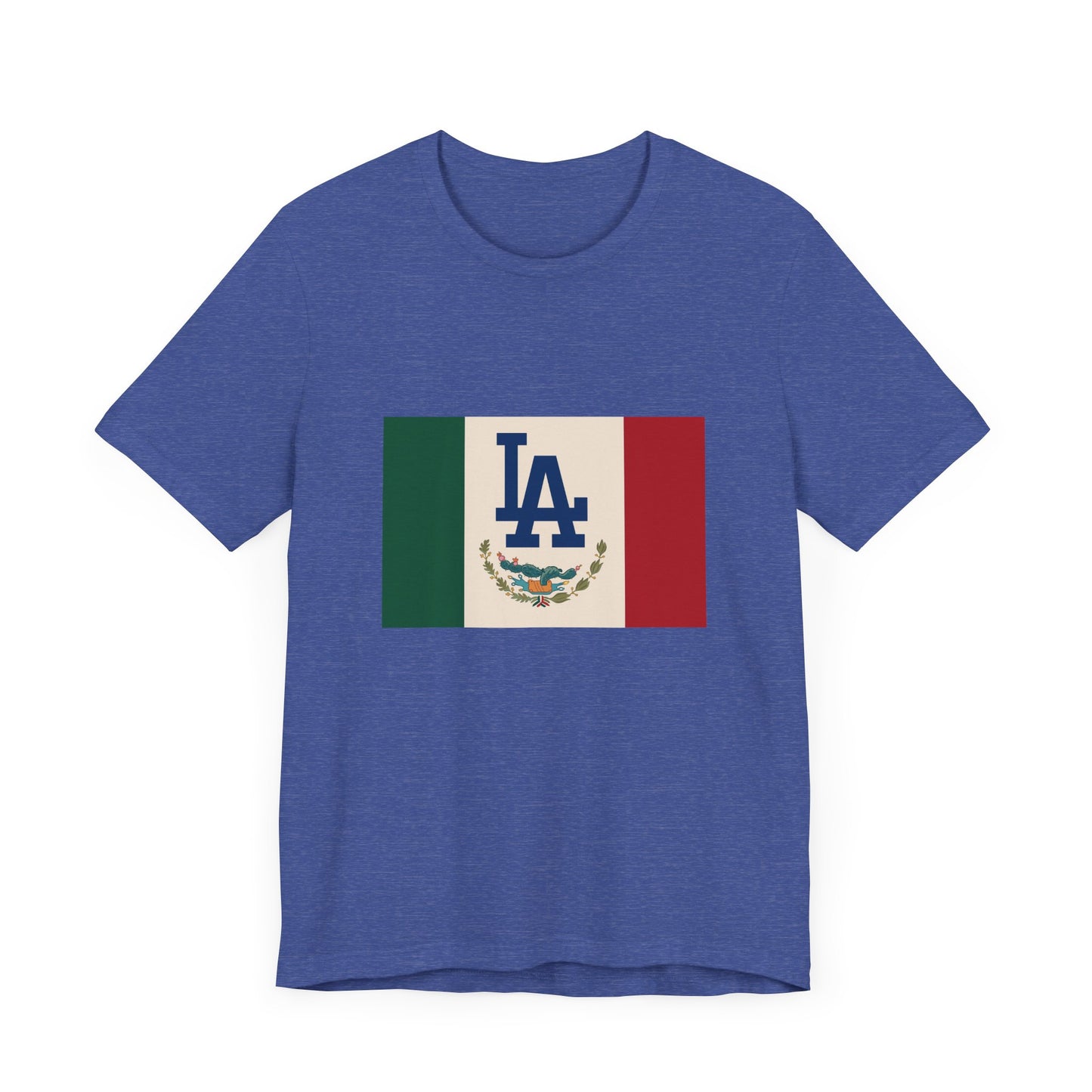 Mexican Pride LA Dodgers Flag Tee - Unisex Jersey Short Sleeve T-Shirt
