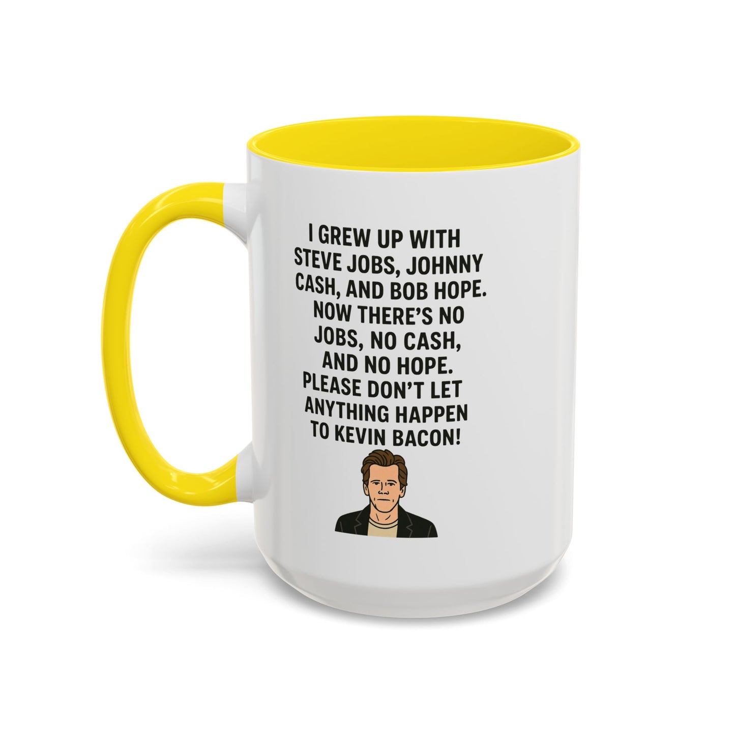 Funny "KEVIN BACON" Coffee Mug - 15oz - Perfect Gift for Coffee Lovers