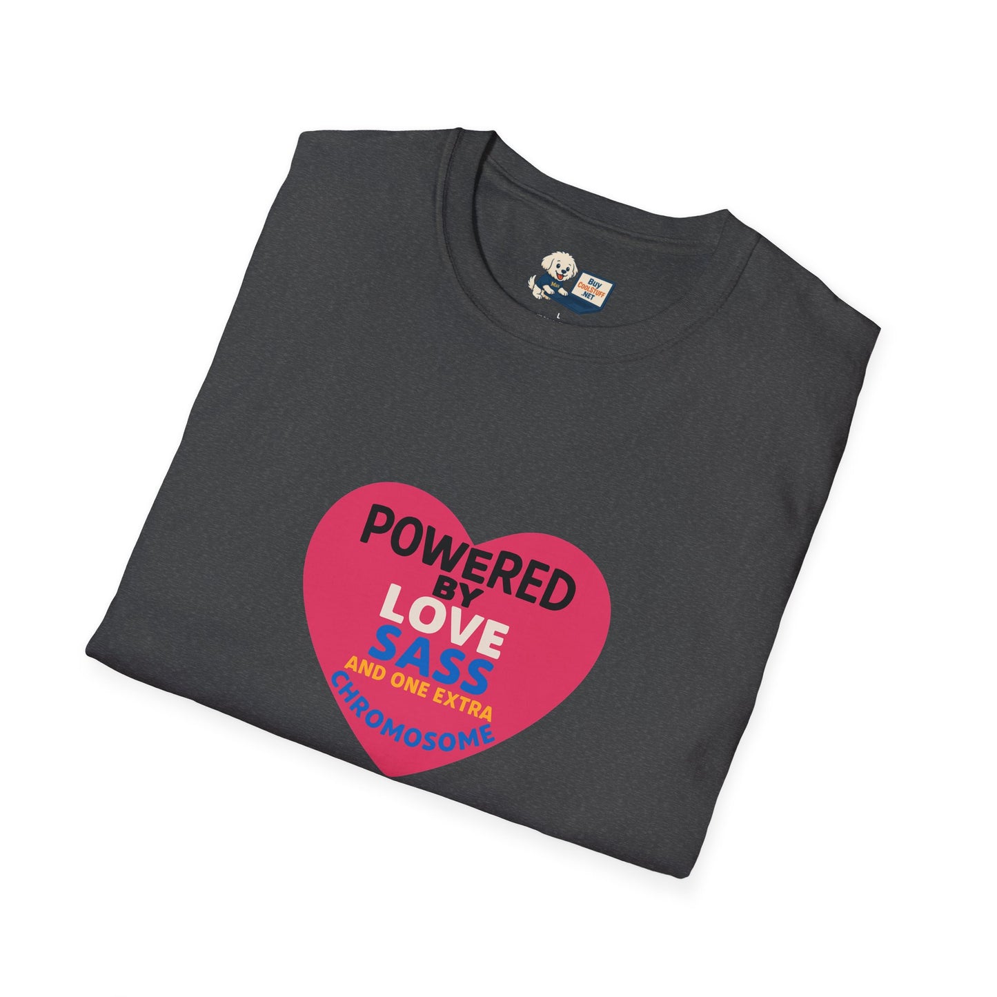 Down Syndrome Awareness - Powered by Love Unisex T-Shirt - Fun and Stylish Casual Wear