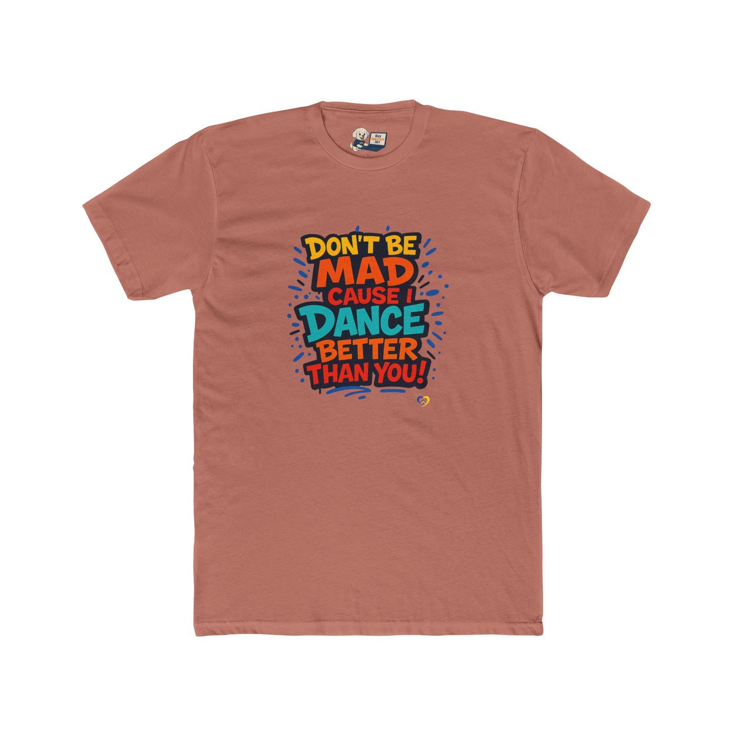 Down Syndrome Awareness "Dance" Unisex Cotton Crew Tee - Dance Graffiti Design