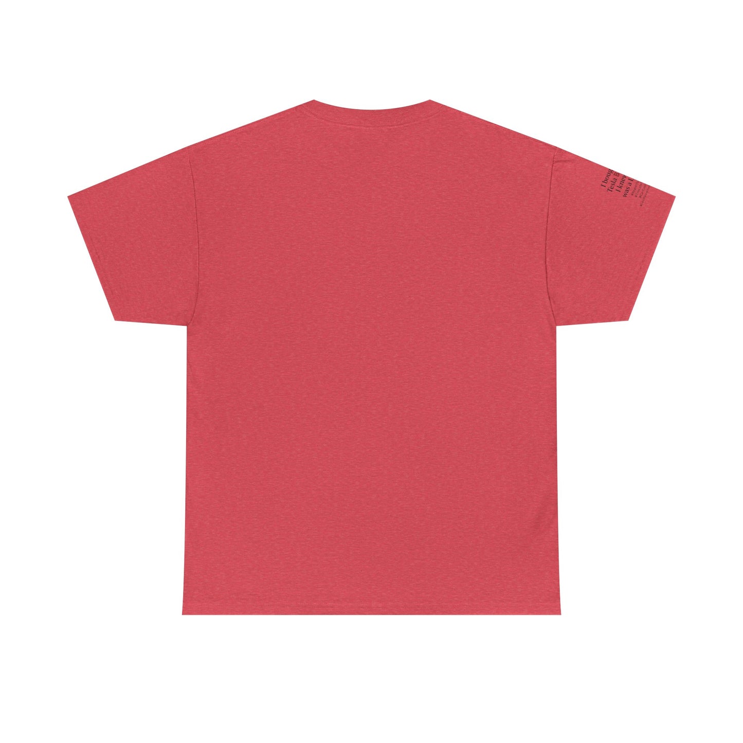 Anti-Elon Tesla Car Club- Heavy Cotton Tee - Cool Casual Wear