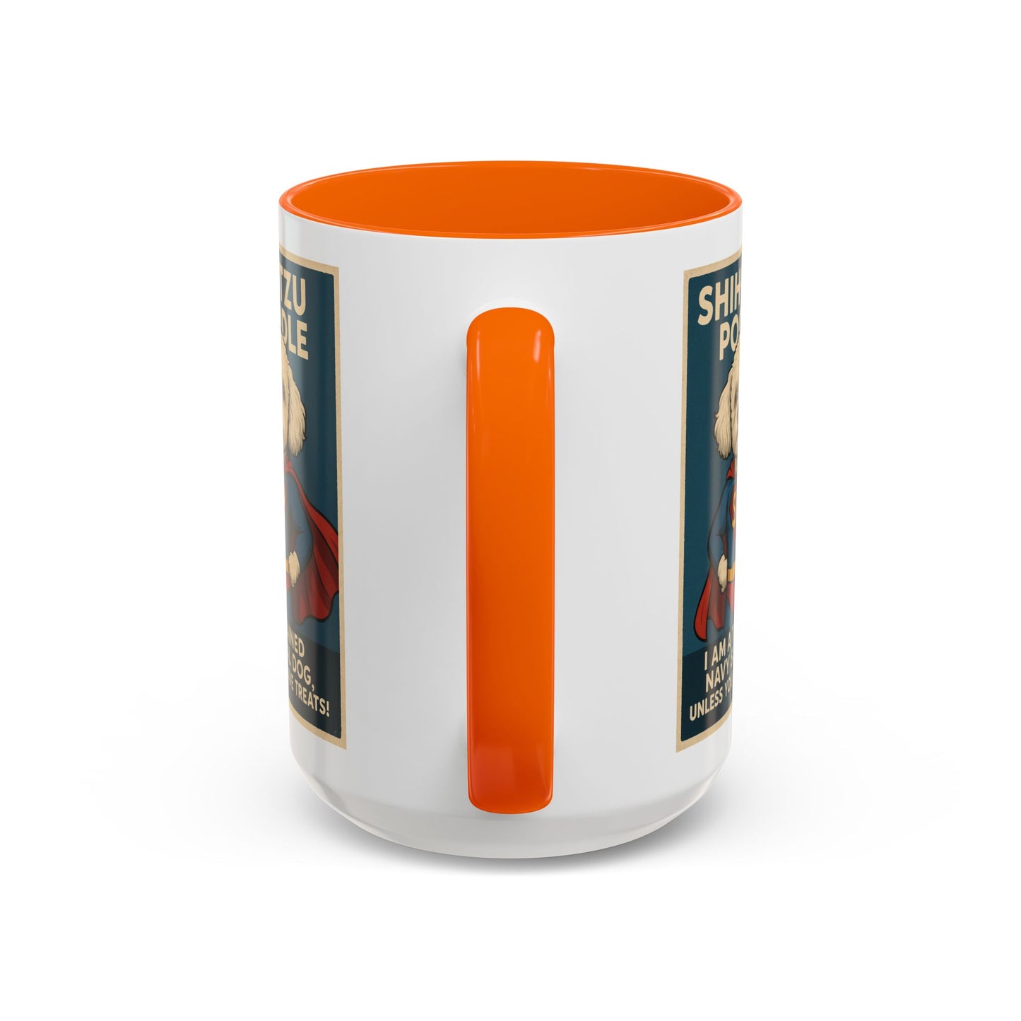 Shih-Tzu Poodle "Super Hero" Coffee Mug - Fun 15oz Accent Mug for Dog Lovers