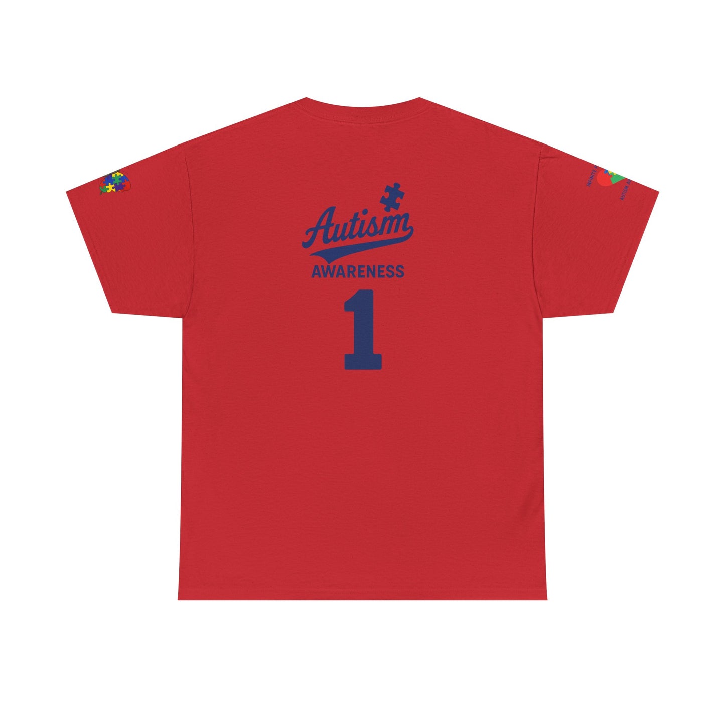 Autism Awareness - Dodgers Tee -Unisex Heavy Cotton Tee - Men & Women