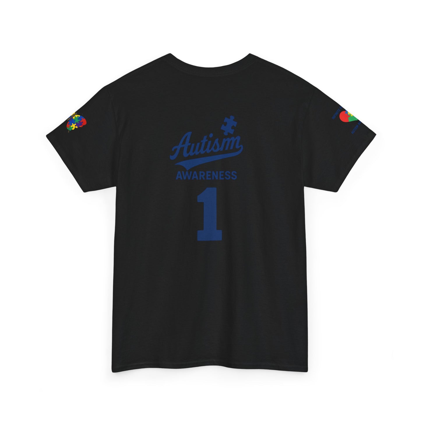 Autism Awareness - Dodgers Tee -Unisex Heavy Cotton Tee - Men & Women