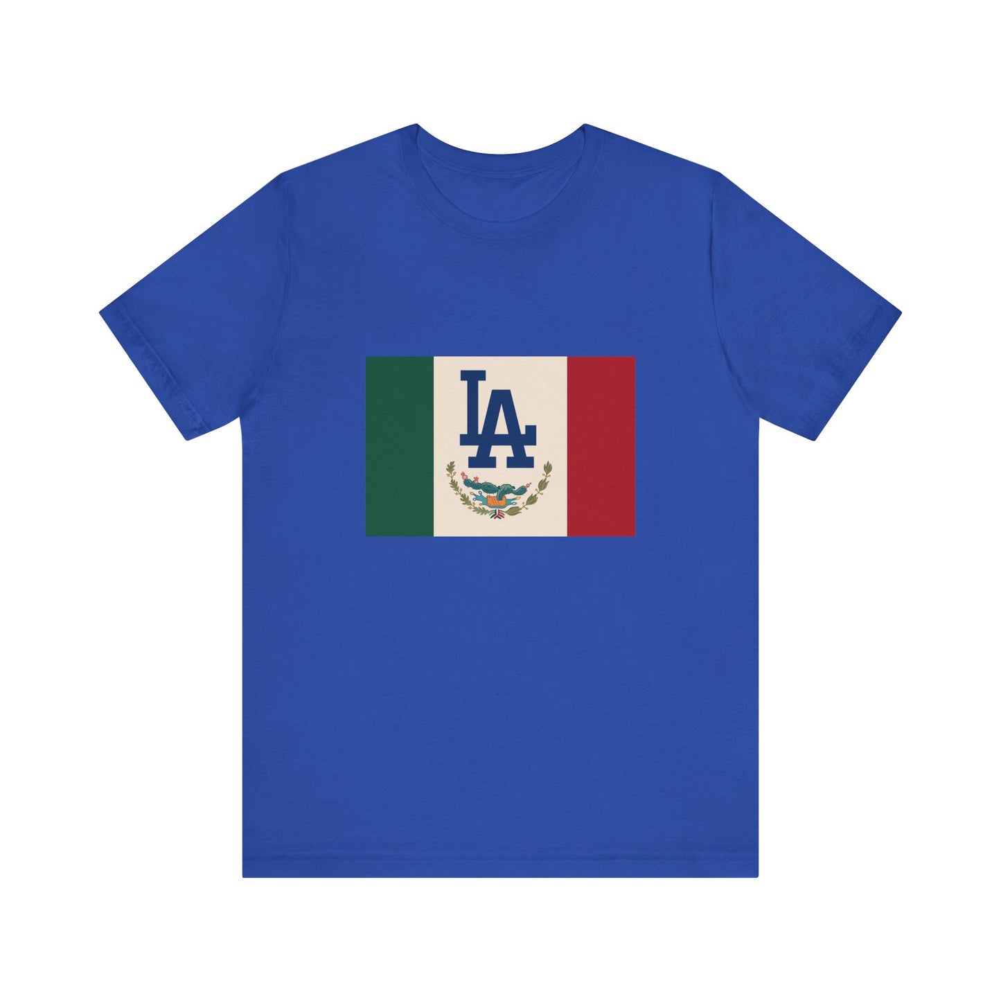 Mexican Pride LA Dodgers Flag Tee - Unisex Jersey Short Sleeve T-Shirt