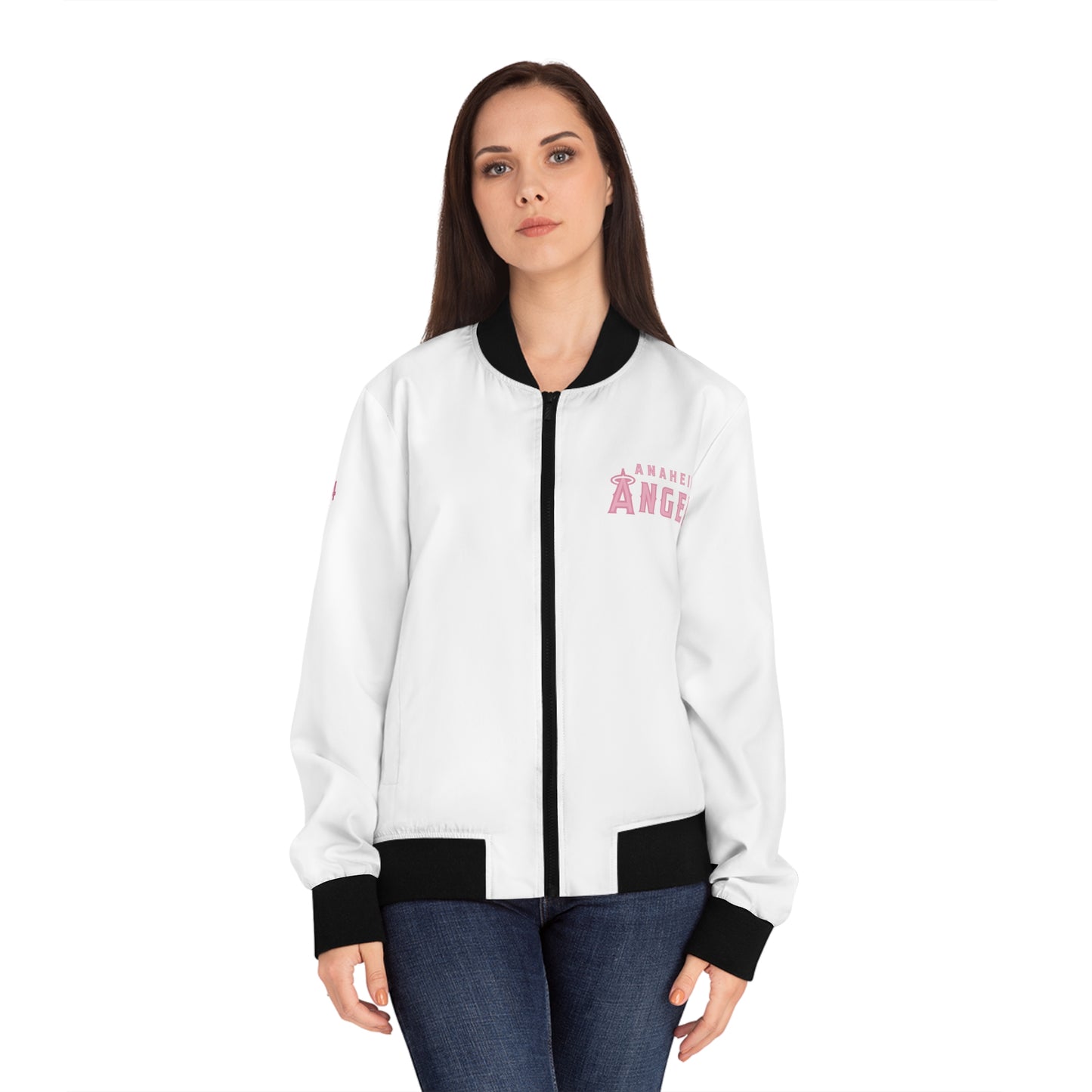Women's Anaheim Angels Bomber Jacket - Original Athletic Outerwear for Game Days
