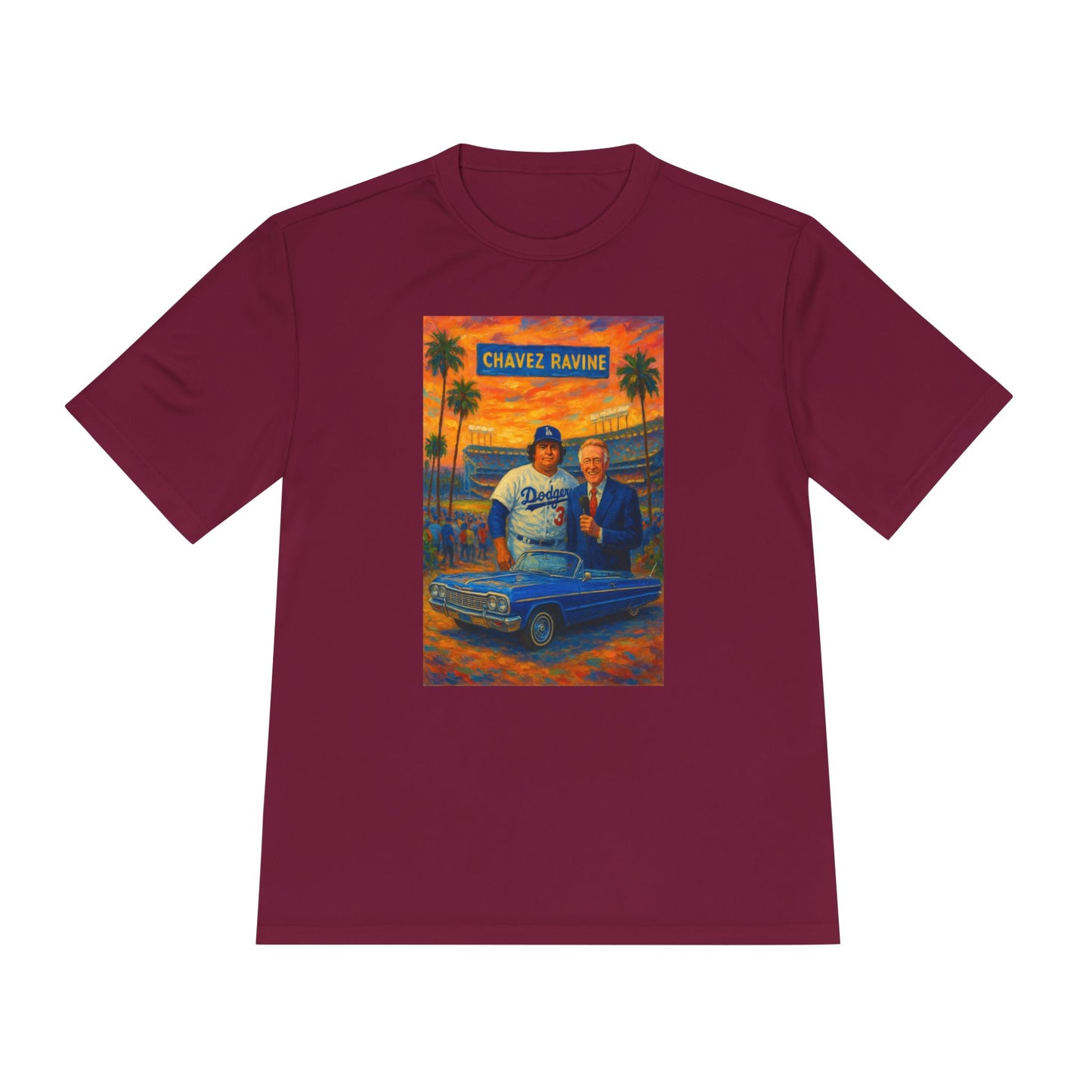 Vin Scully & Fernando Valenzuela - Unisex Moisture Wicking Tee