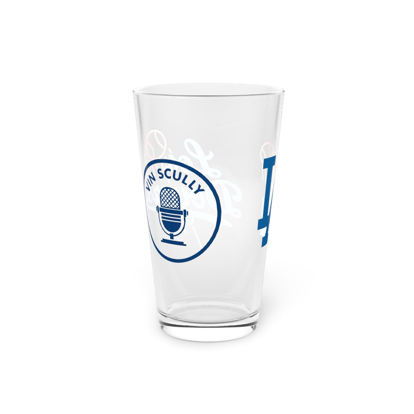 Los Doyers with VIN Logo Pint Glass, 16oz