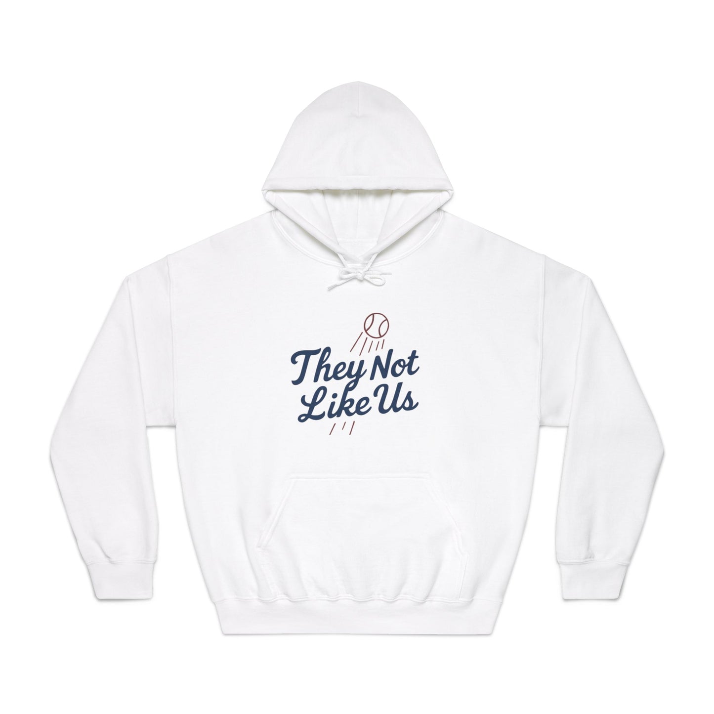 Dodgers "They Not Like Us" - Unisex Baseball Hoodie - Original Design