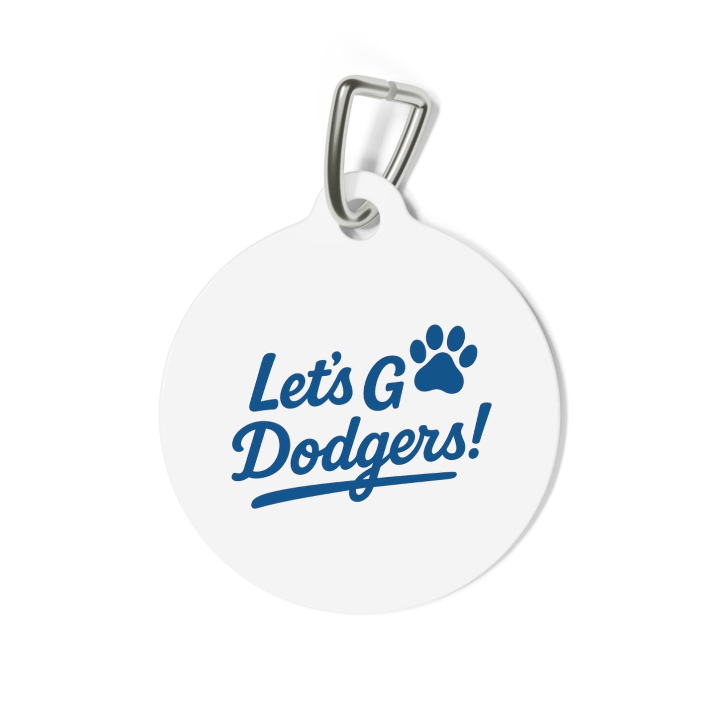 Los Doyers Baseball Pet Tag - Let's Go Dodgers! Dog/Cat ID Tag