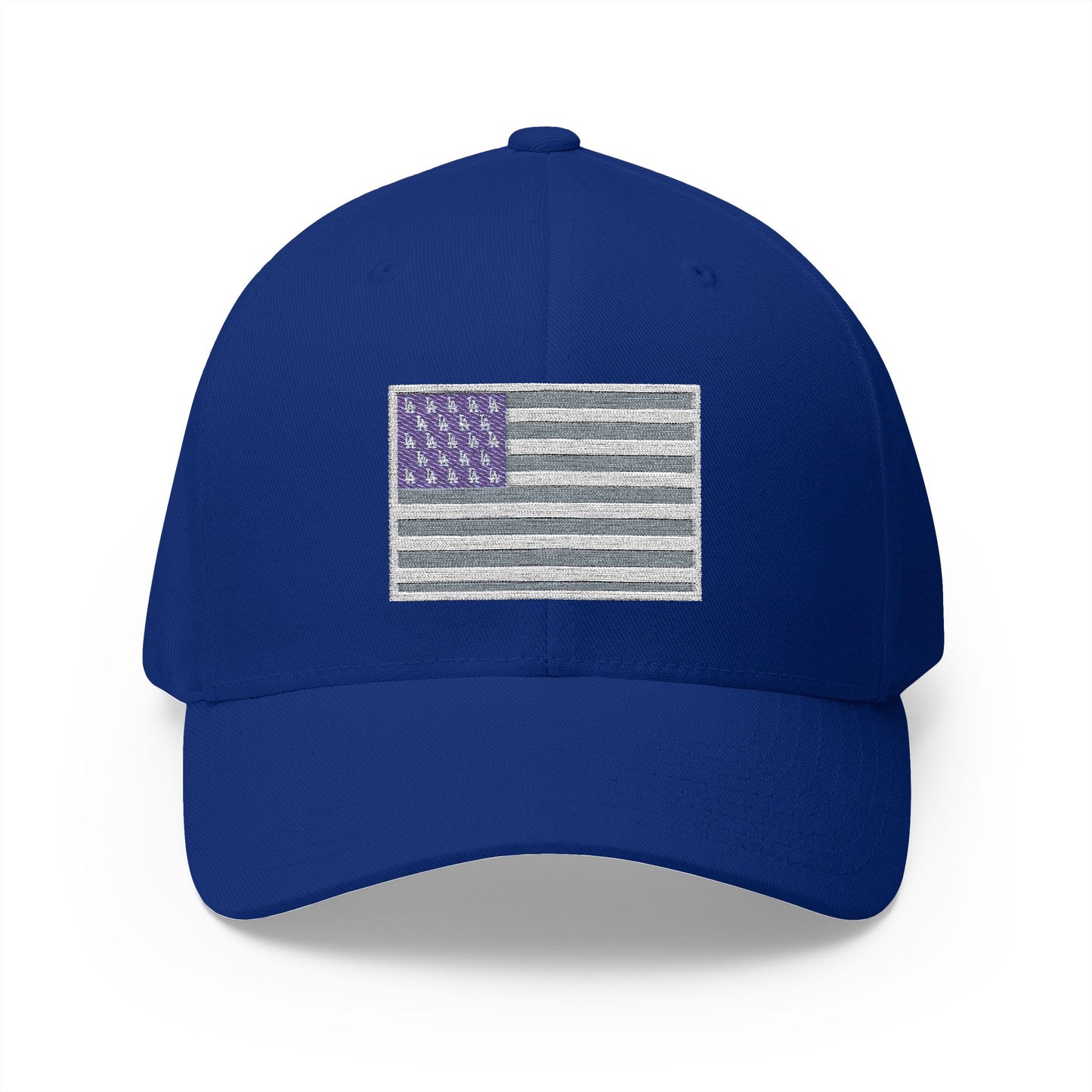 Dodgers American Flag with "LA" logo stars- Embroidered Baseball Cap - Original Design