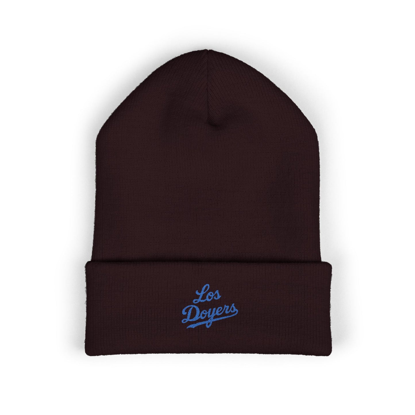 Classic Cuffed Beanie with Los Doyers Embroidery - Cozy Winter Accessory for Fans