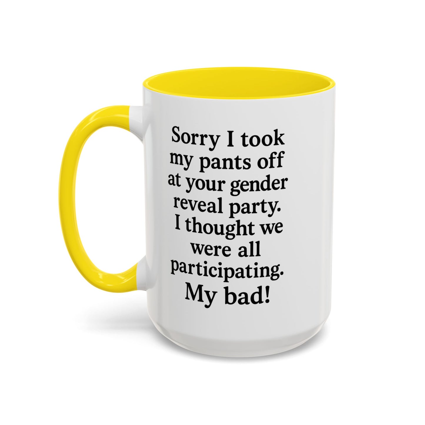 Funny "GENDER REVEAL" Coffee Mug - 15oz - Perfect Gift for Coffee Lovers