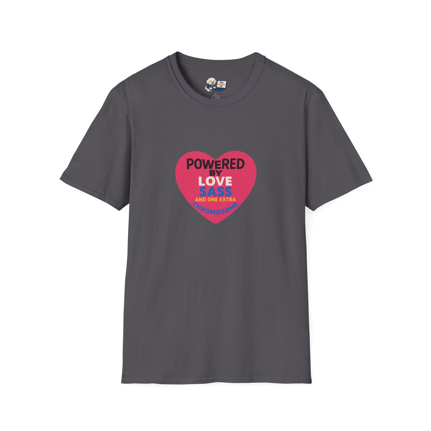 Down Syndrome Awareness - Powered by Love Unisex T-Shirt - Fun and Stylish Casual Wear