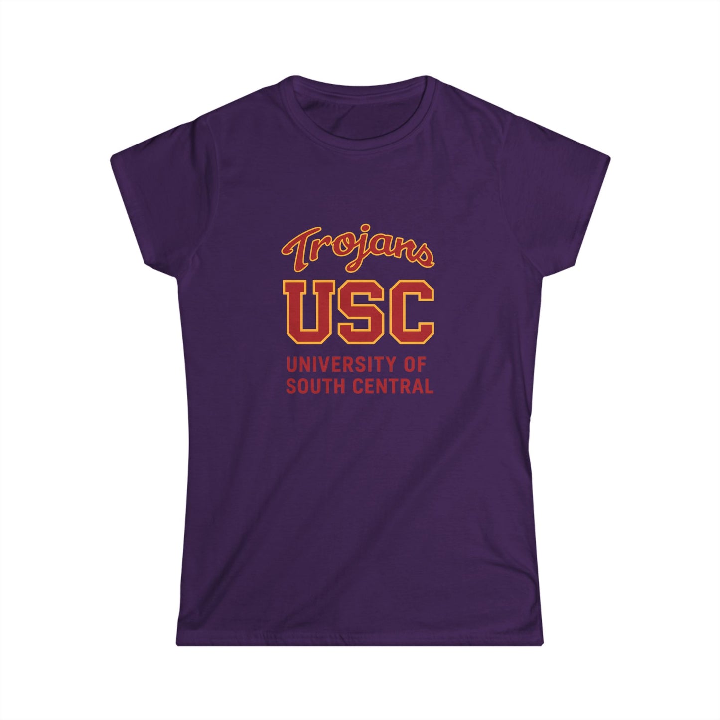 University of South Central USC Women's Softstyle Tee - Comfortable College Spirit Wear