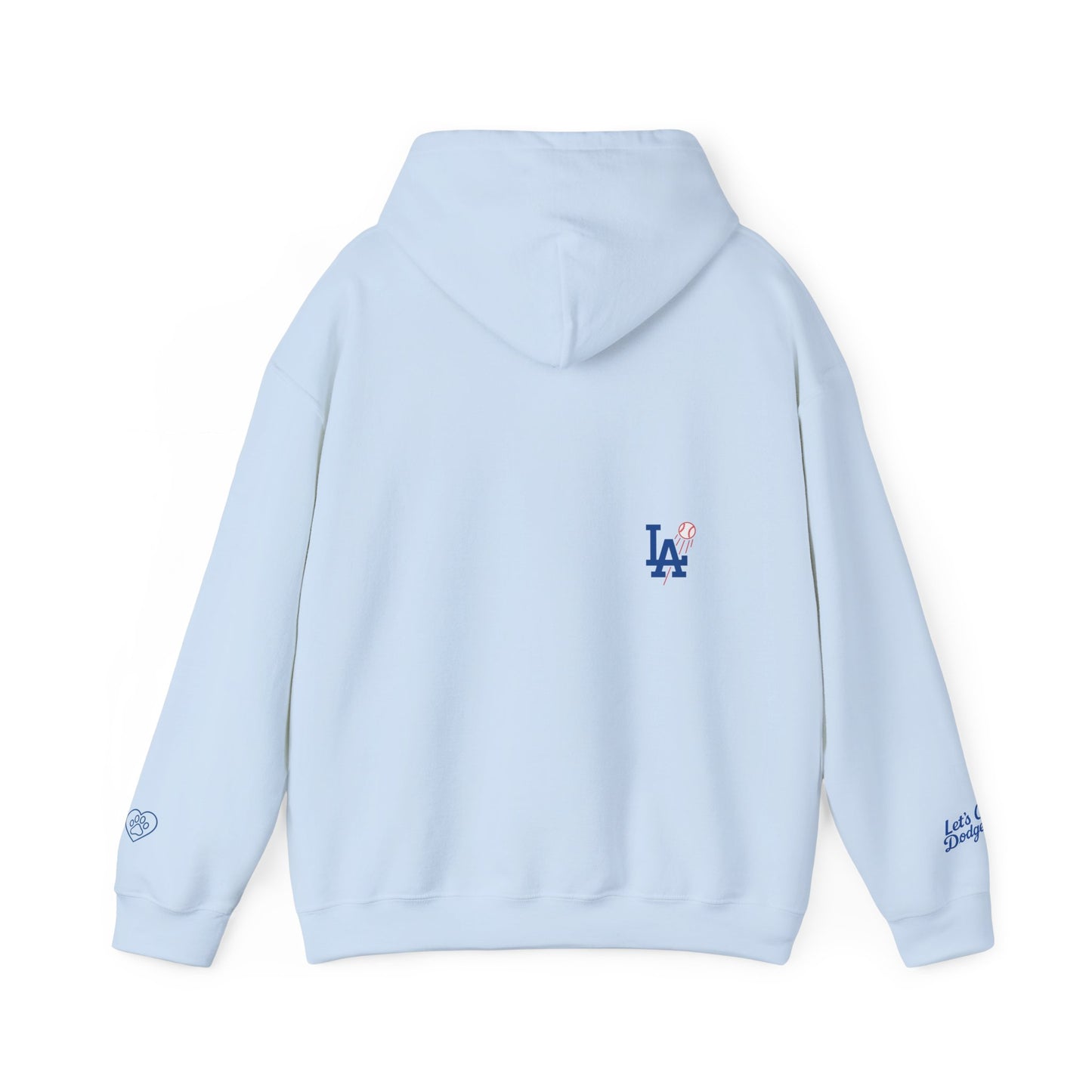 "My Shih Tzu Poodle is a Dodgers Fan" Unisex Dog Lover Hoodie