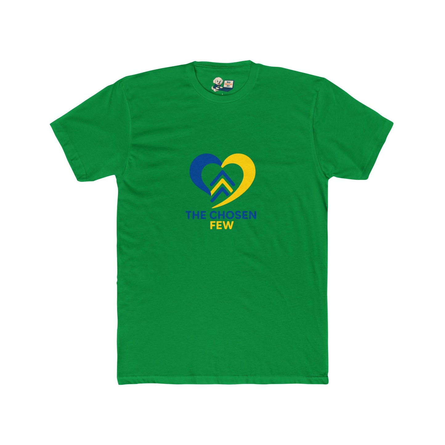 Down Syndrome Awareness "The Chosen Few" Unisex Cotton Crew Tee - Heart Design