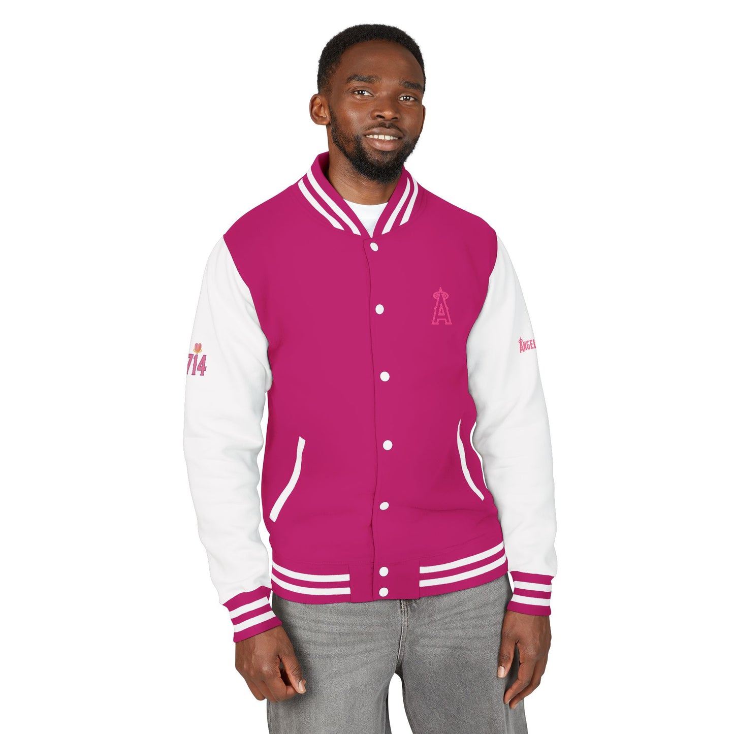 Unisex Heavyweight Anaheim Angels Letterman Jacket - Original Design