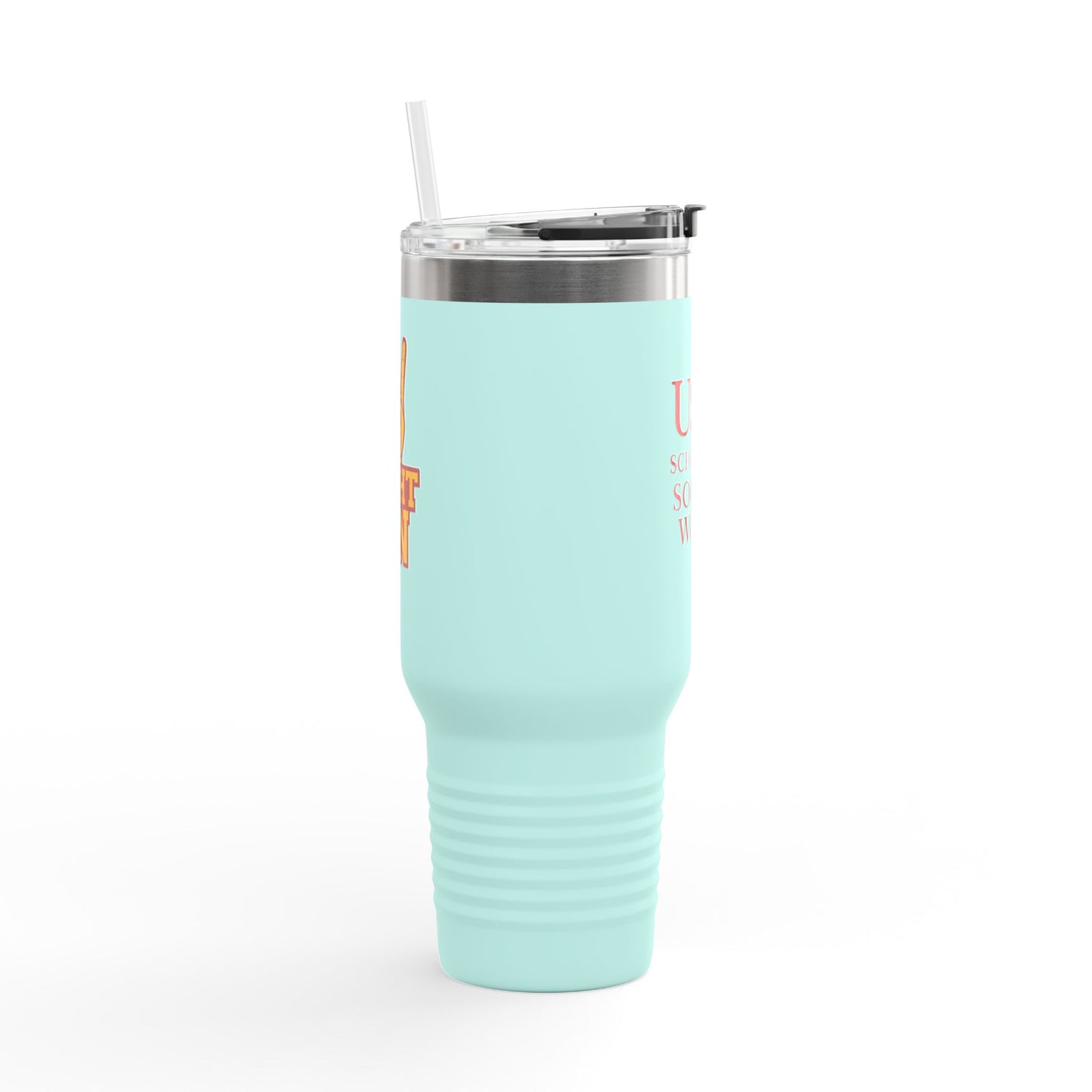 USC School of Social Work Insulated Travel Mug - 40oz Coffee Cup for Professionals & Students