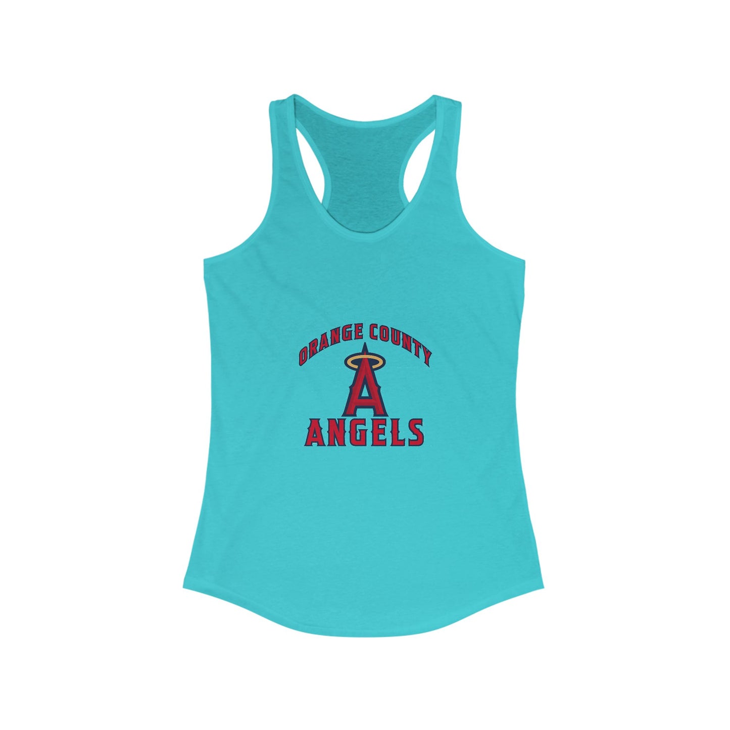 Orange County Angels Women's Racerback Tank Top - Sporty & Stylish Athletic Wear