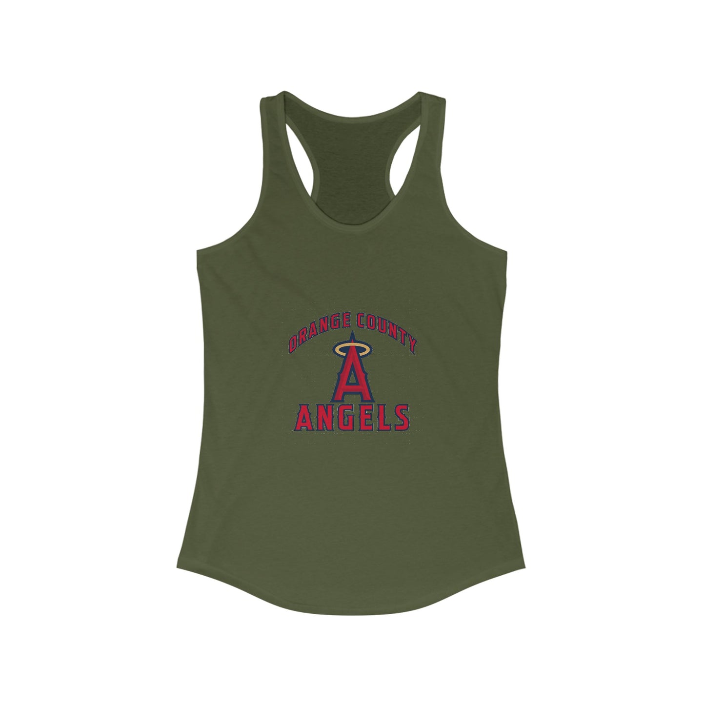 Orange County Angels Women's Racerback Tank Top - Sporty & Stylish Athletic Wear