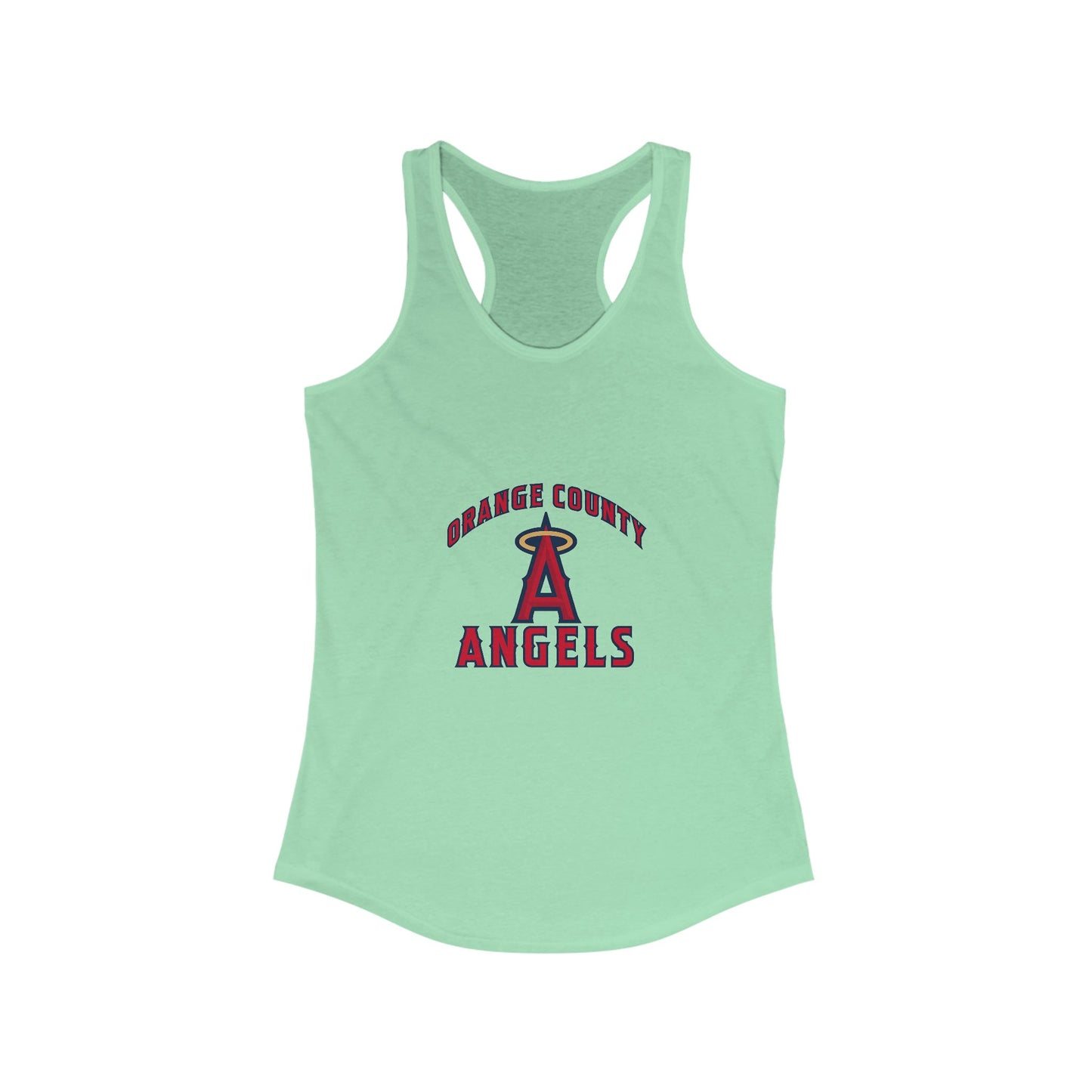Orange County Angels Women's Racerback Tank Top - Sporty & Stylish Athletic Wear