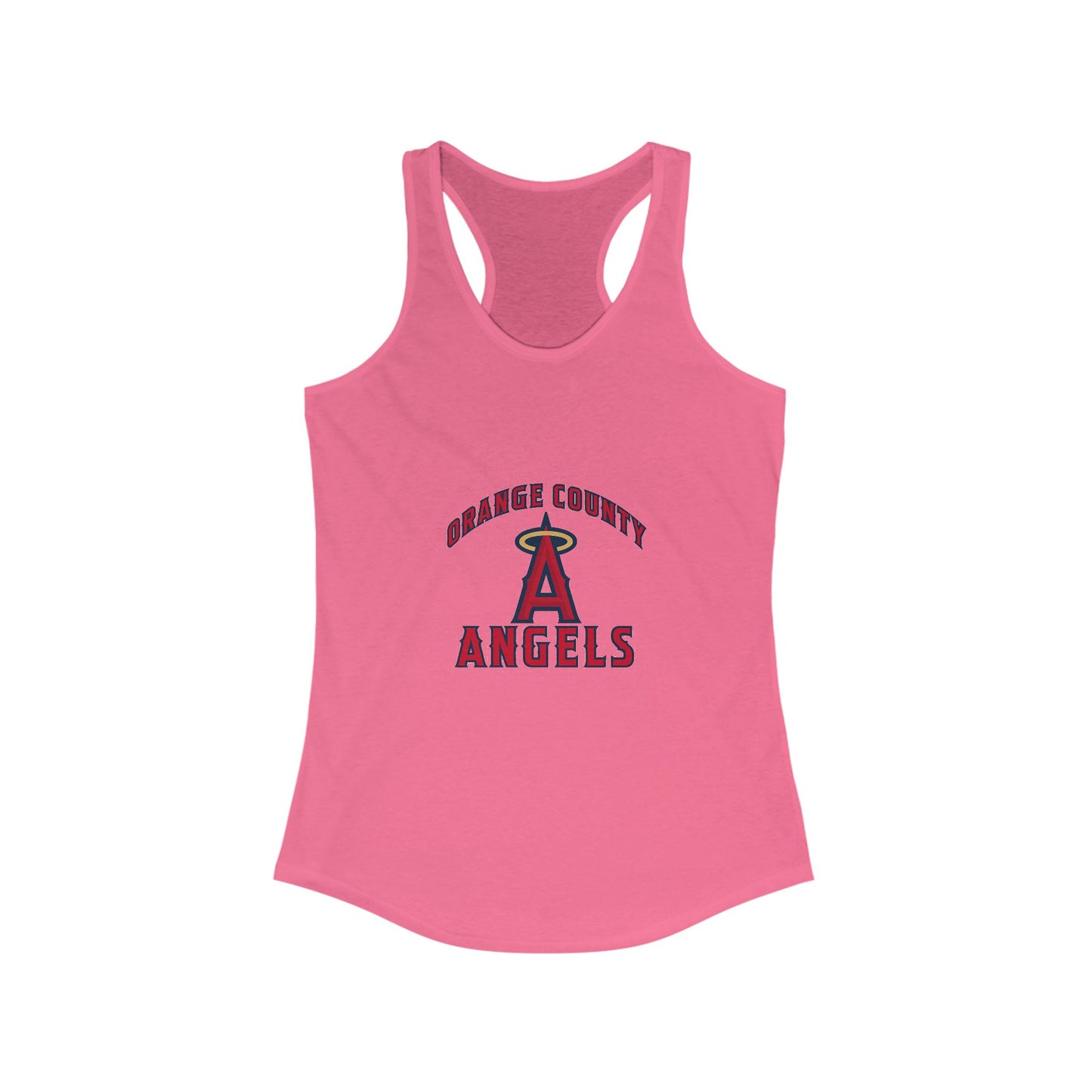 Orange County Angels Women's Racerback Tank Top - Sporty & Stylish Athletic Wear
