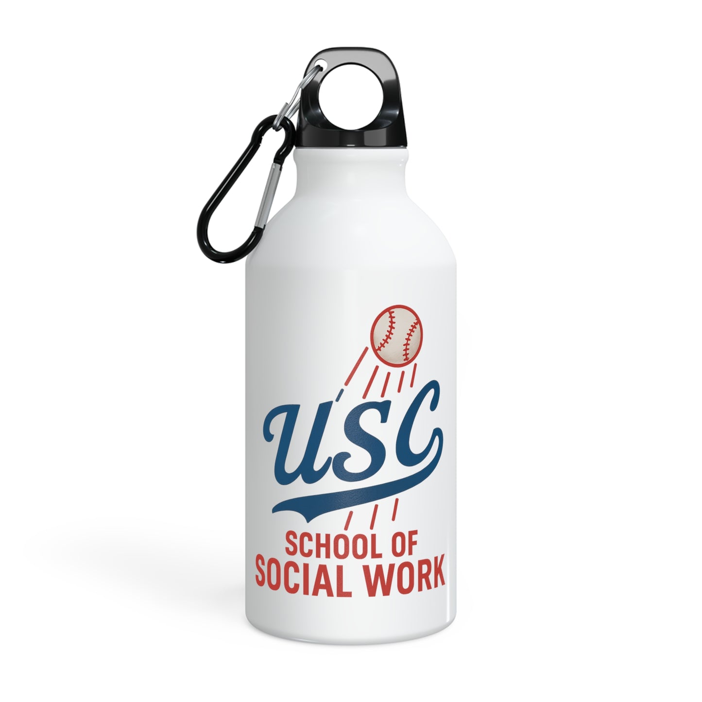 Dodger Inspired Oregon Sport Bottle - Custom USC Social Work Design, Ideal for Students and Professionals, Perfect Gift for Graduations and Celebrations