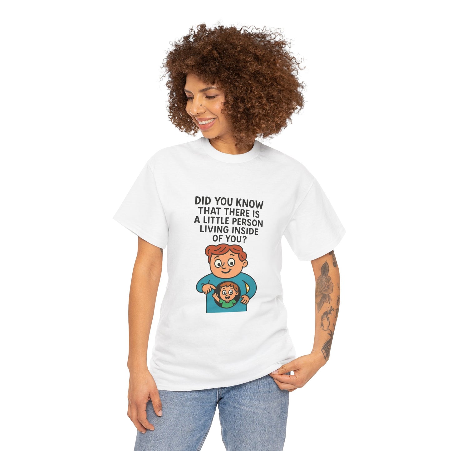 Mental Health "Inner Child" Unisex Heavy Cotton Tee - Original Design