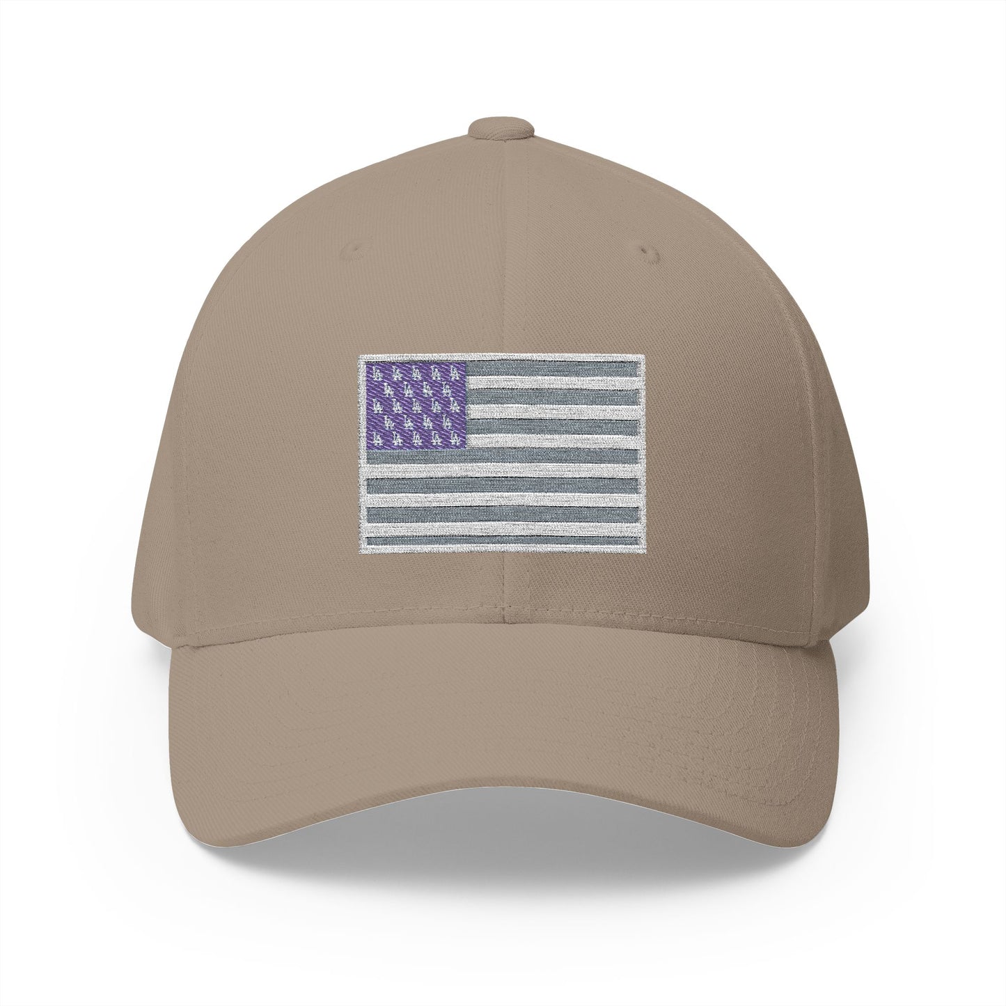Dodgers American Flag with "LA" logo stars- Embroidered Baseball Cap - Original Design