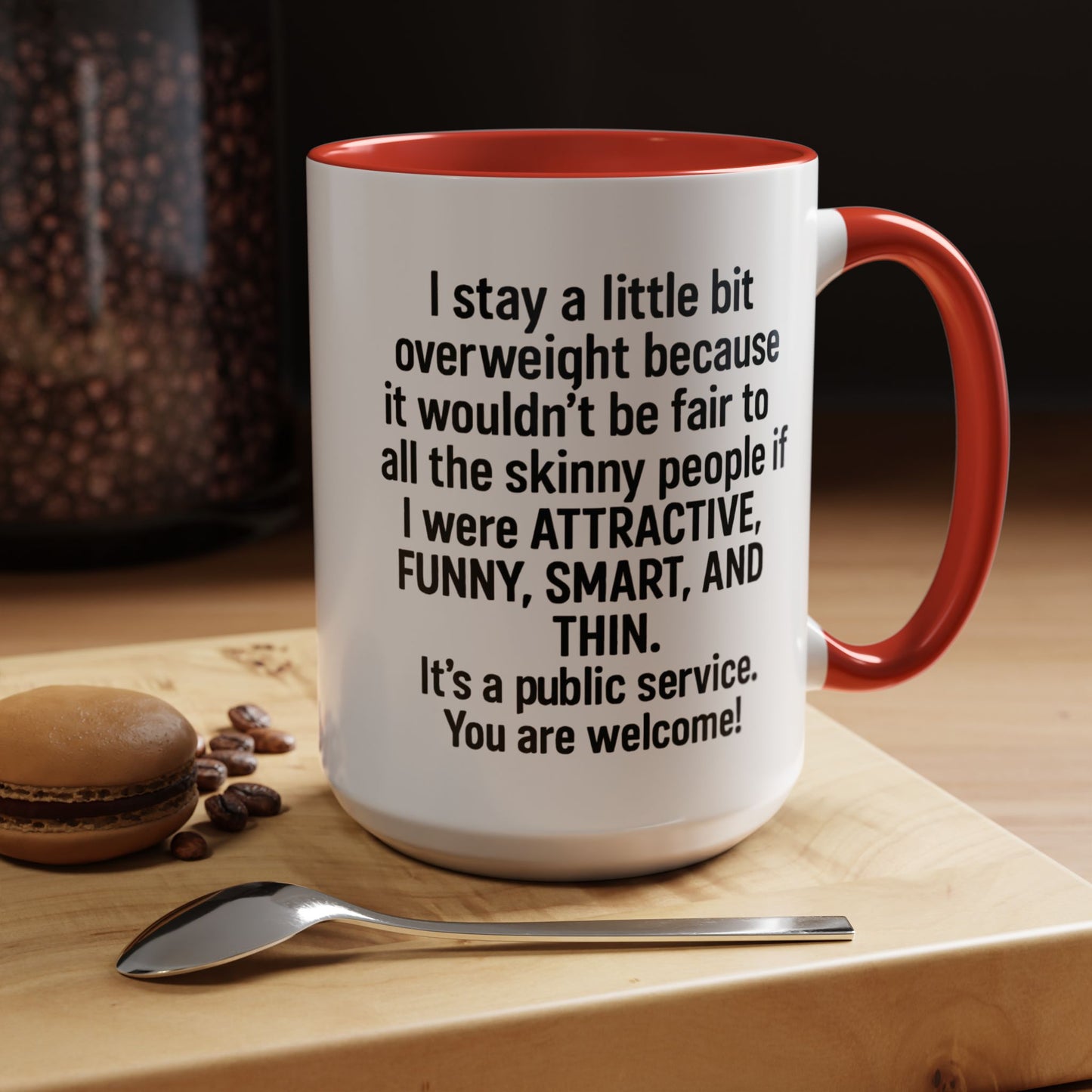 Funny "PUBLIC SERVICE" Coffee Mug - 15oz - Perfect Gift for Coffee Lovers