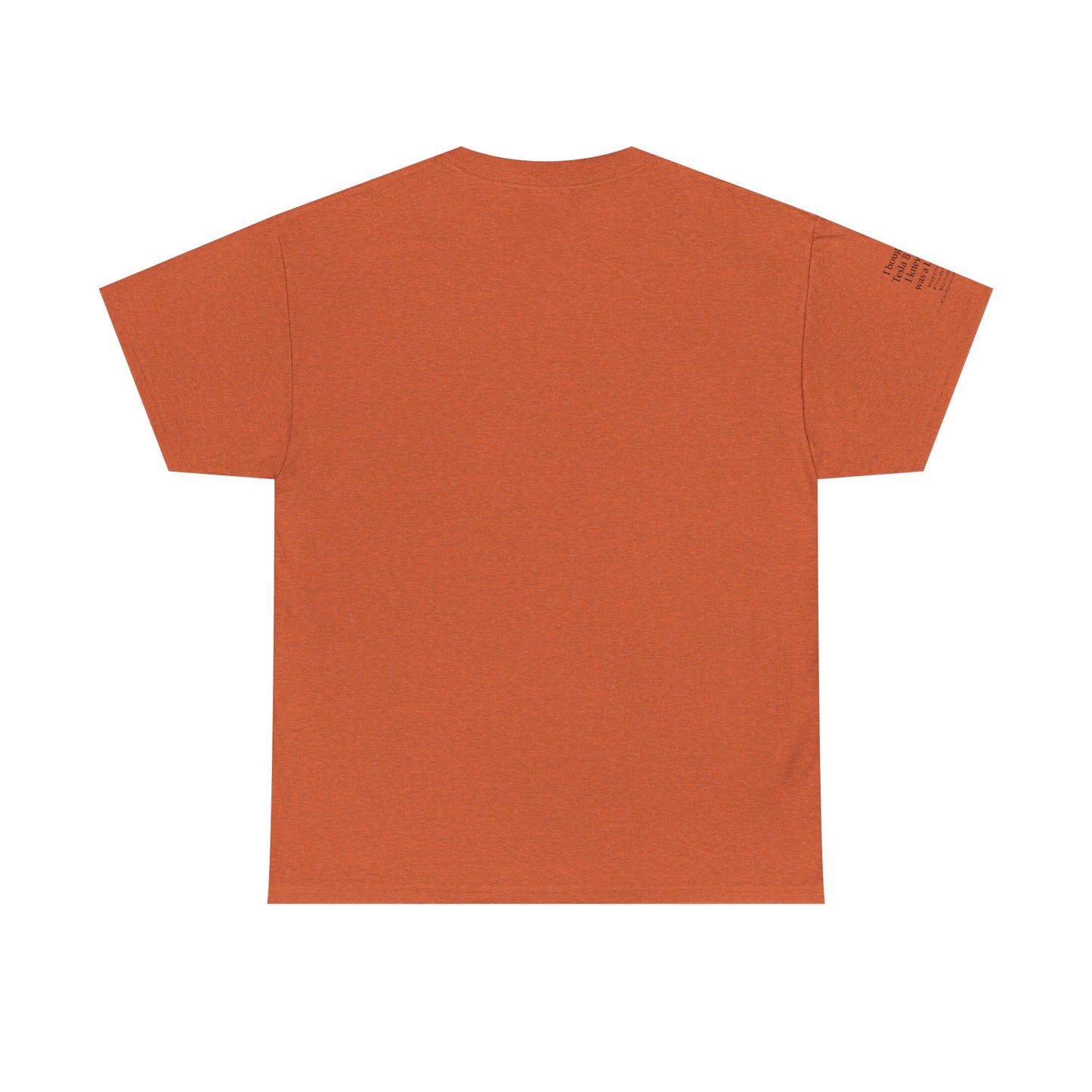 Anti-Elon Tesla Car Club- Heavy Cotton Tee - Cool Casual Wear
