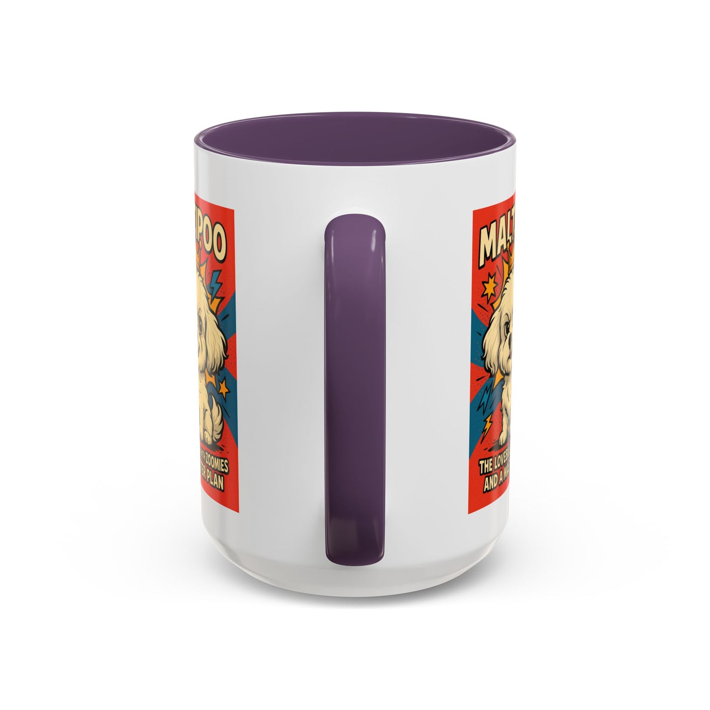 Maltipoo Lovebug Coffee Mug - Fun 15oz Accent Mug for Dog Lovers